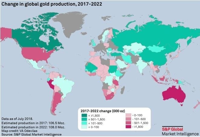 Global Gold Output To Hit Record Highs In 2019-2020, Australian Output To Slump To Generational Low