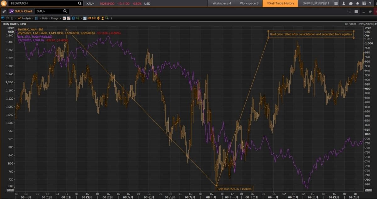 Has the Gold Price Bottomed Following the Fed’s QE Infinity?