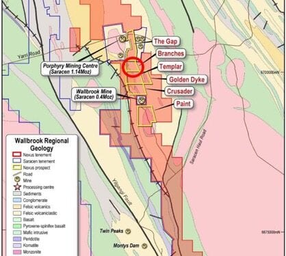 Nexus Branches Out With Drilling Success At Wallbrook