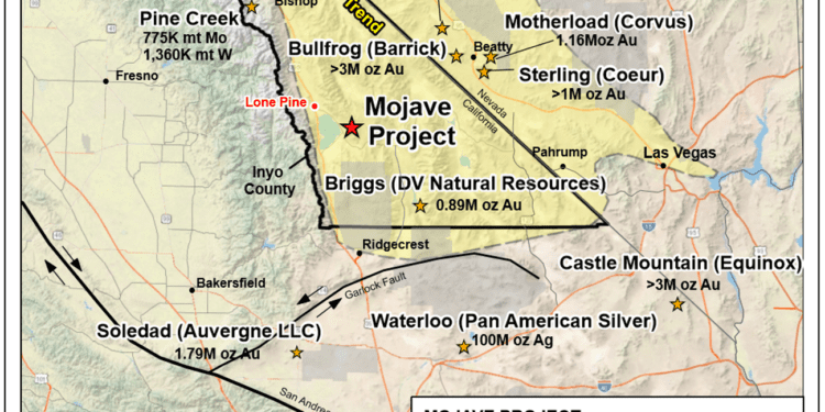 K2 Gold Completes Phase 1 Drilling Programme At Mojave