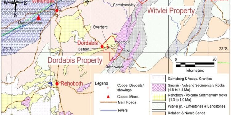 Noronex Unveils 10Mt @ 1.3% Cu Mineral Resources In Namibian
