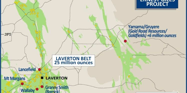 Greatland Gold To Add To Ernest Giles Position