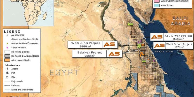Altus Heads To The Sky In Egypt To Find Gold