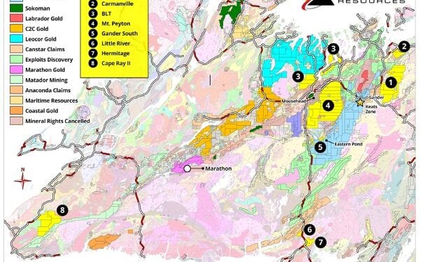 Sassy Resources Expands Central Newfoundland Gold Belt Land Position