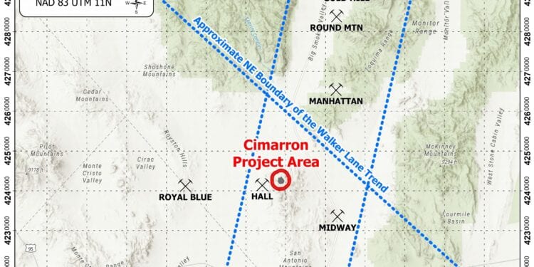 Crestview Kicks Off Phase 1 Drilling At Cimarron Gold Prospect