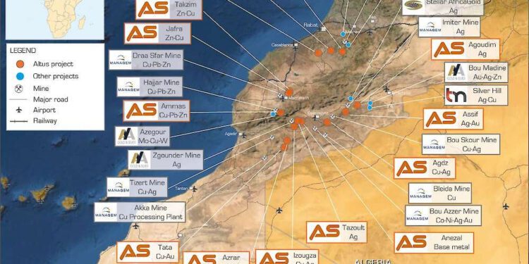 Altus Strategies Granted New Silver And Copper Projects In Morocco