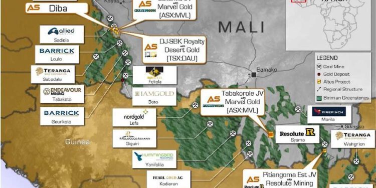 Altus Strategies Obtains Encouraging Gold Intersections In Southern Mali