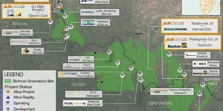 Altus Strategies Confirms New Parallel Gold Zone At Tabakorole