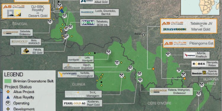 Altus Strategies Intersects 21.9 g/t Over 10.2m At Diba Gold Project In Mali