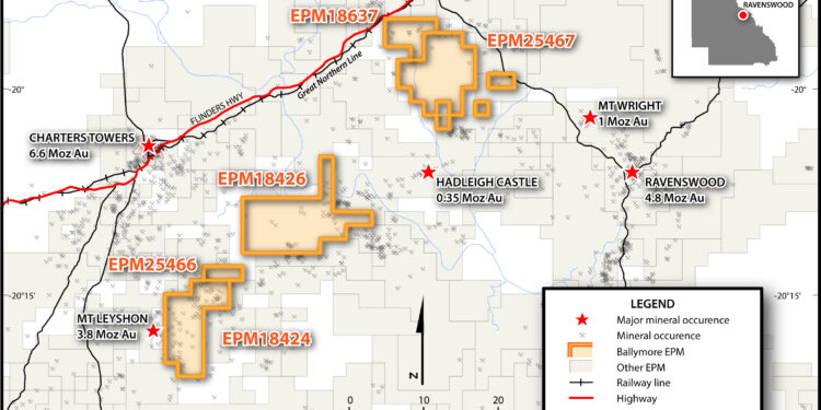Ballymore Identifies Large Gold System In Ravenswood Project