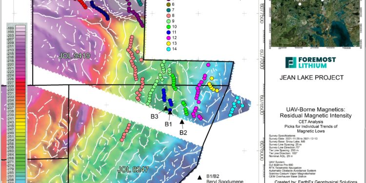 Foremost Identifies Multiple New High Priority Pegmatite Targets At Jean Lake