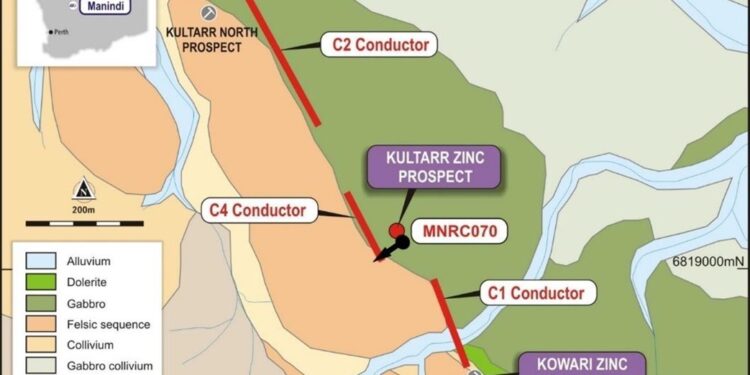 Metals Australia Drills “Exceptional” 68m @ 3.09% Zinc Intersection At Manindi