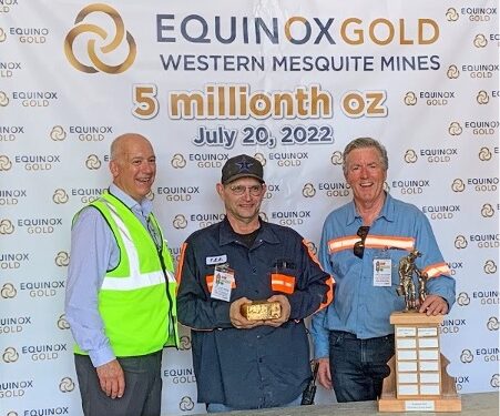 Equinox Gold Celebrates Five Million Ounces Produced From Mesquite Mine