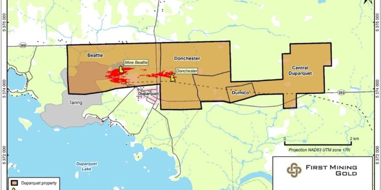 First Mining Gold To Consolidate Multi-Million Ounce Quebec Position