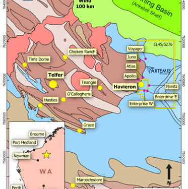 Drilling Underway At Artemis Resources’ Paterson Central Project