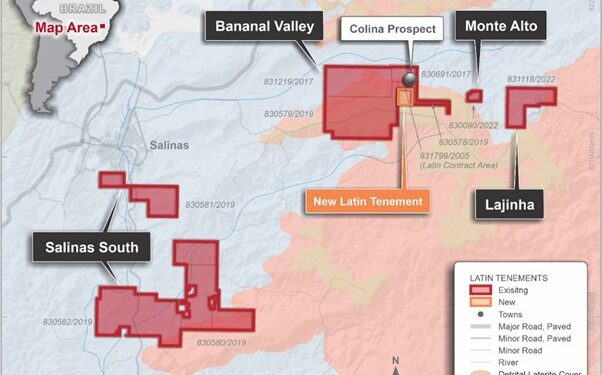 Latin Confirms Significant New Spodumene Discovery In Brazil