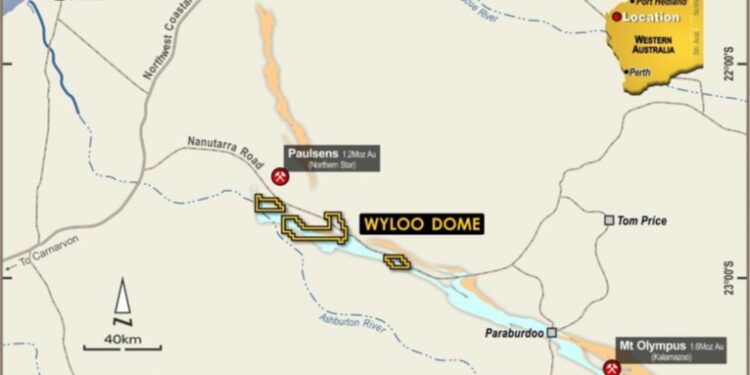 Woomera Highlights Significant Gold Potential At Wyloo Dome