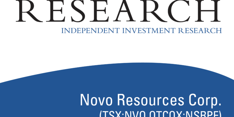 Independent Investment Research – Novo Resources Corp. (TSX:NVO,OTCQX:NSRPF)