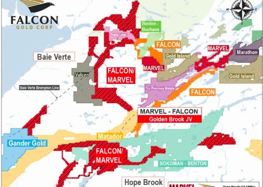 Falcon Gold Mobilizes Crews at Golden Brooks Project