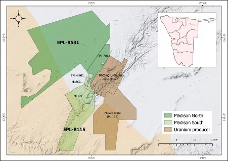 Madison Metals Gets Go-Ahead For Namibian Uranium Drilling