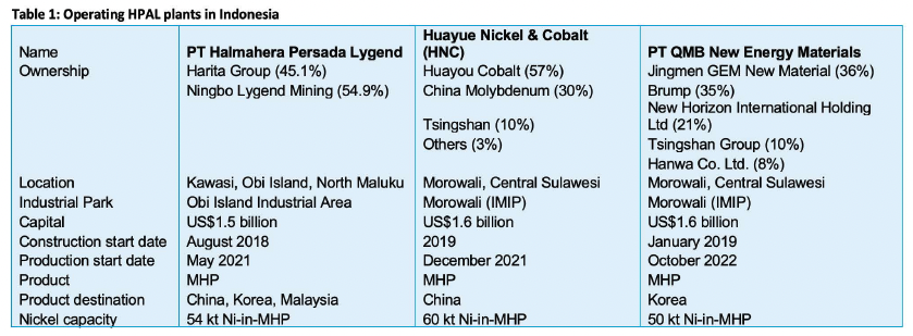 The Rise and Rise of Indonesian HPAL – But Can It Continue?