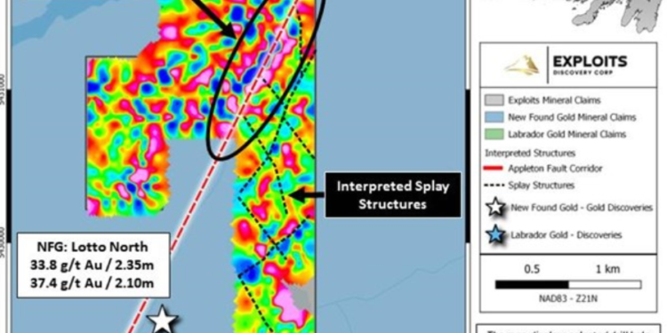 Exploits Discovery Receives Geophysical Survey Results for Bullseye Gold Property