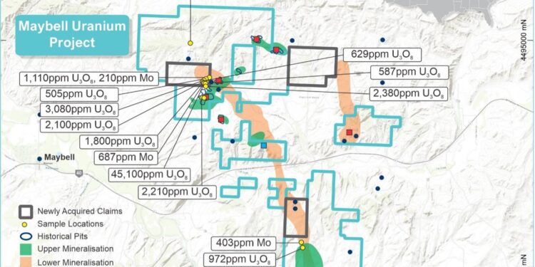 Okapi Further Consolidates Maybell Uranium Project in Colorado