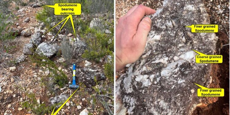 Bulletin Intersects New High-Grade Spodumene Pegmatite at Ravensthorpe