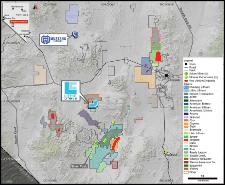 Red Mountain Secures Claims at Mustang Lithium Project in Nevada