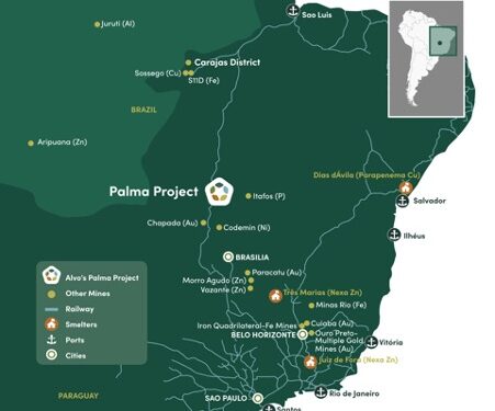 Alvo Begins Regional Targeting Programme at Palma Project in Brazil