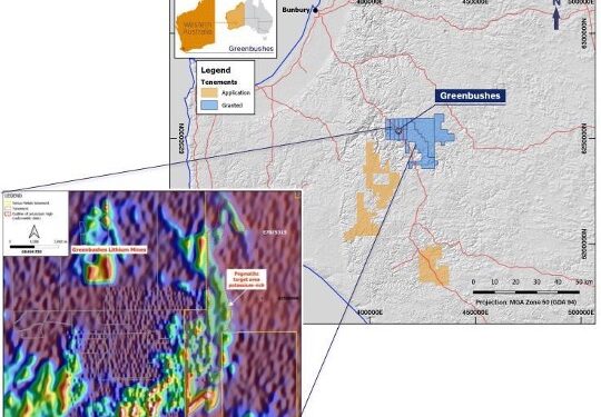 VMC Welcomes Commencement of Exploration East of Greenbushes Lithium Mine