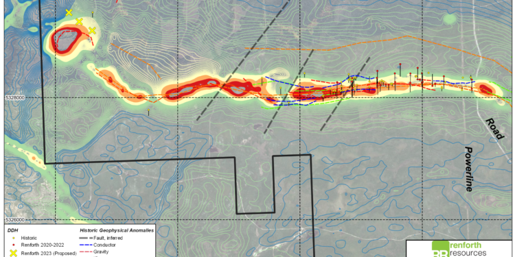 Renforth Intersects Visual Mineralization at Surimeau Project