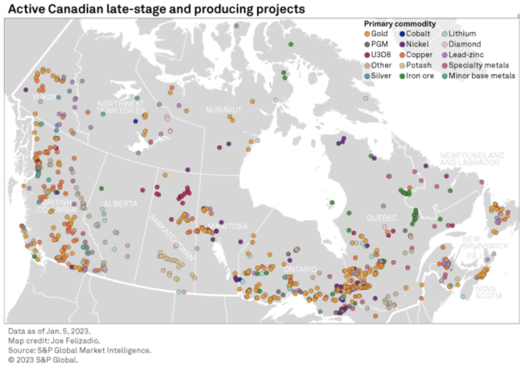 A Snapshot of Canada’s Mining Jurisdictions