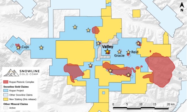 Snowline Gold Expands Rogue Project by 80%