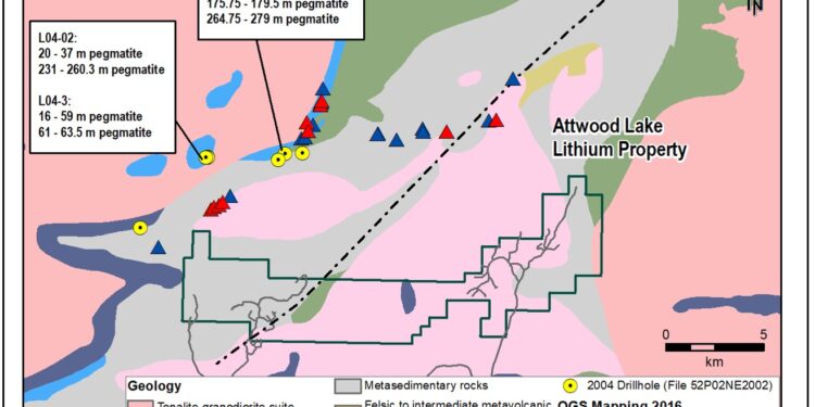 Redstone Commences Exploration at Attwood Lake Lithium Project