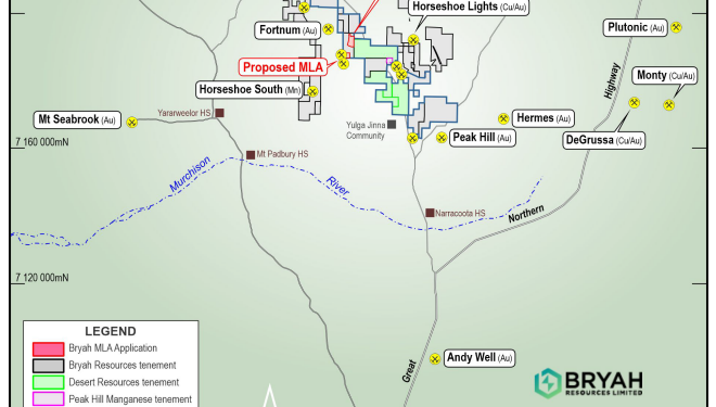 Bryah Resources Submits Manganese Mining Licence Applications