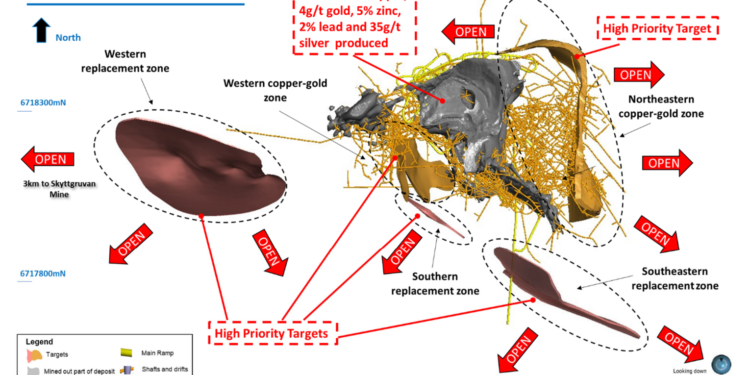 Alicanto Minerals 3D Modelling of Falun Mine Highlights High-Priority Targets