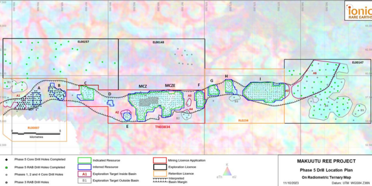 Ionic Rare Earths Completes Phase 5 Drilling, Makuutu