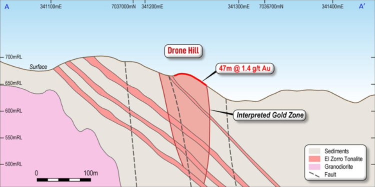 Tesoro Gold Reports New Large Gold Anomaly Defined at Drone Hill