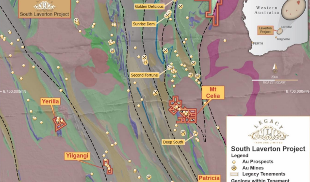 Legacy Iron Ore Commences Mining at Mount Celia Gold Project